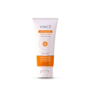 Vince Sun Block UVA/UVB High Protection SPF 50 with Zinc