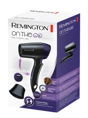 Remington travel dryer d2400 compact folding handle