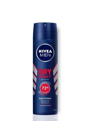 NIVEA Men Dry Impact Antiperspirant Spray 150ml