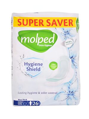 molped maxi thick pads 26-pack front view
