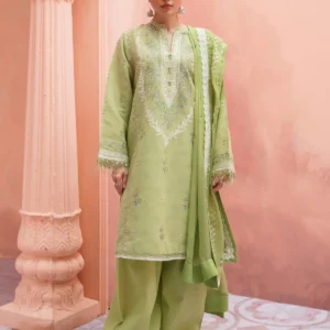 Zara Shahjahan D23‑15B – Embroidered Lawn Unstitched Suit