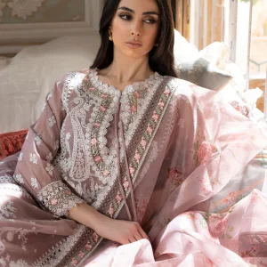 Sobia Nazir Design 7B – Luxury Lawn 2023/24 Embroidered Unstitched 3‑Piece Suit
