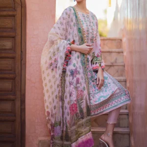 Sobia Nazir Design 3A – Luxury Lawn 2020 Unstitched
