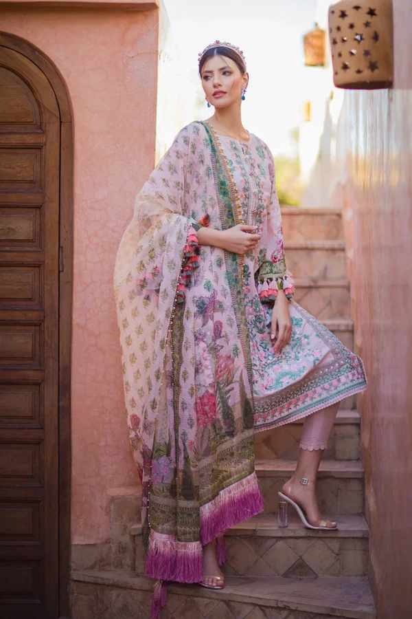 Sobia Nazir Design 3A – Luxury Lawn 2020 Unstitched