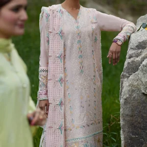 Elan Luxury Lawn 2024 – Neziha EL24-05 B | 3-Piece Unstitched Embroidered Suit