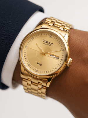 gold silver men’s watch