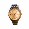 Omax gold chronograph watch WR-50M
